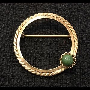 Vintage gold filled pin